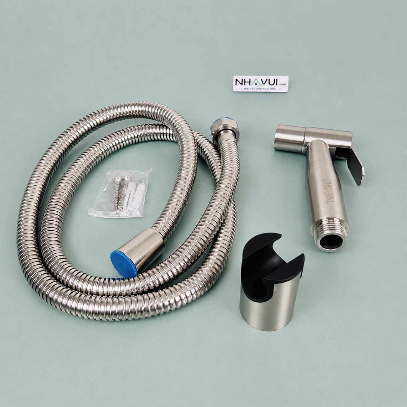 Bộ vòi xịt vệ sinh inox 304 Luco VXI304